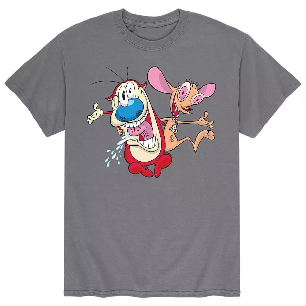 Mens Ren & Stimpy Skipping Tee Product Image