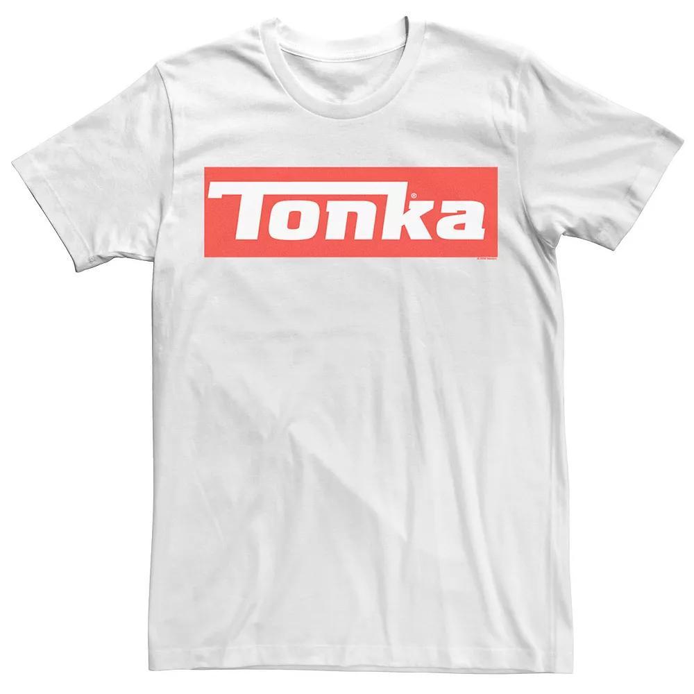 Men's Tonka Simple Red Logo Tee, Size: XL, White Product Image