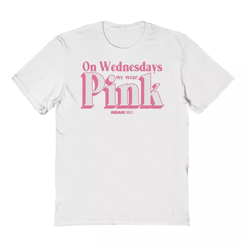 Mens On Wednesdays We Wear Pink Graphic Tee Product Image