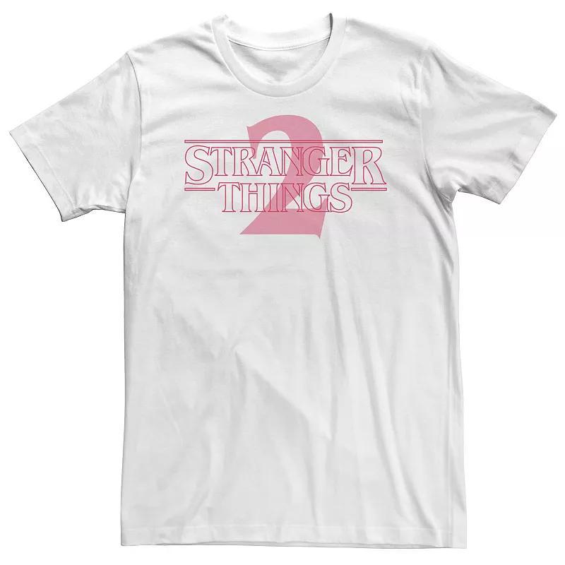 Big & Tall Netflix Stranger Things 2 Simple Logo Tee, Mens Product Image