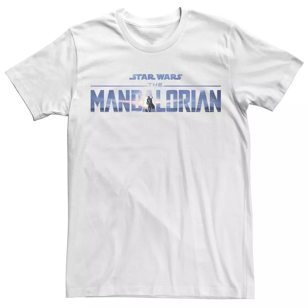 Men's Star Wars The Mandalorian Season 2 Logo Tee, Size: XXL, White Product Image