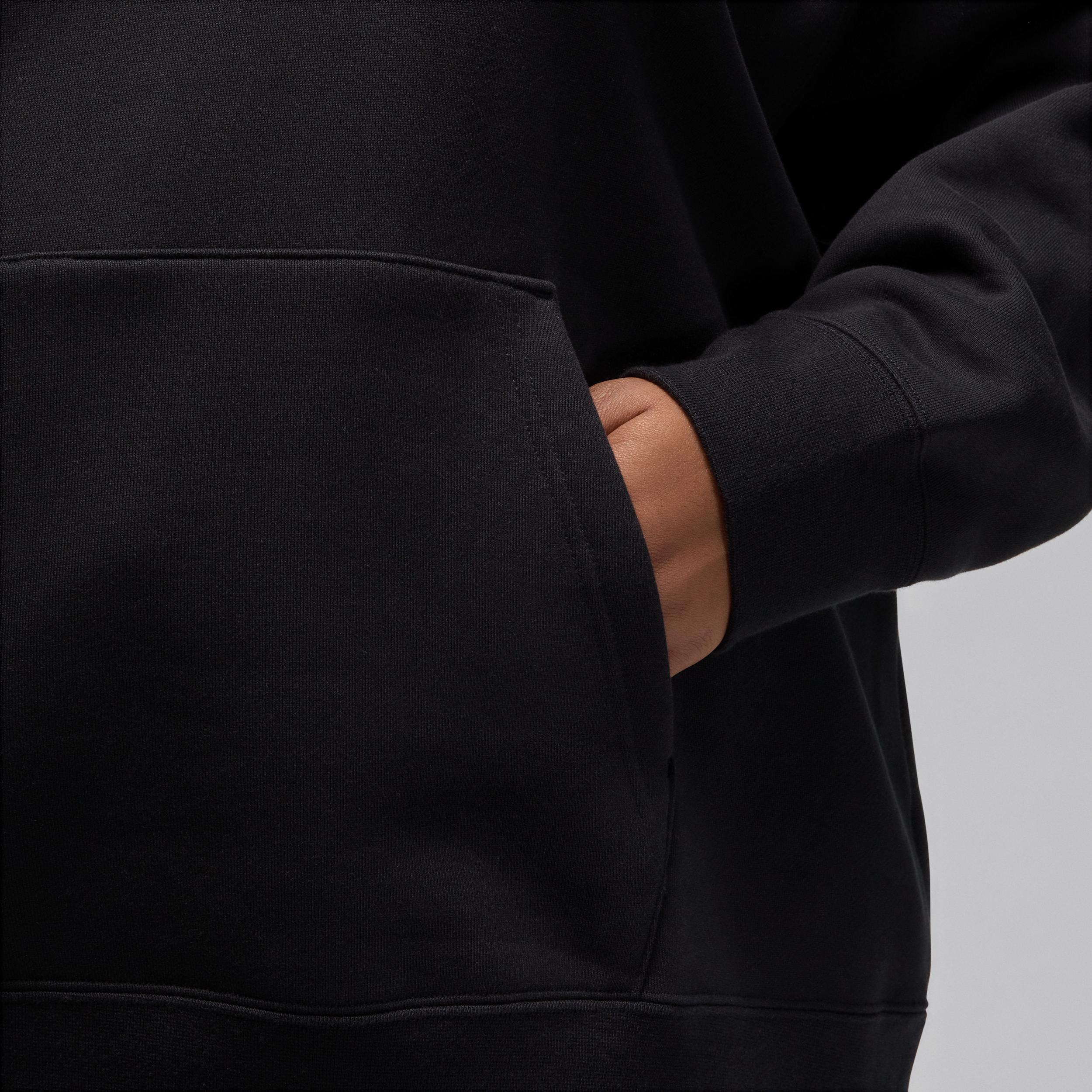 Jordan Flight Fleece Women's Satin-Lined Pullover Hoodie (Plus Size) Product Image
