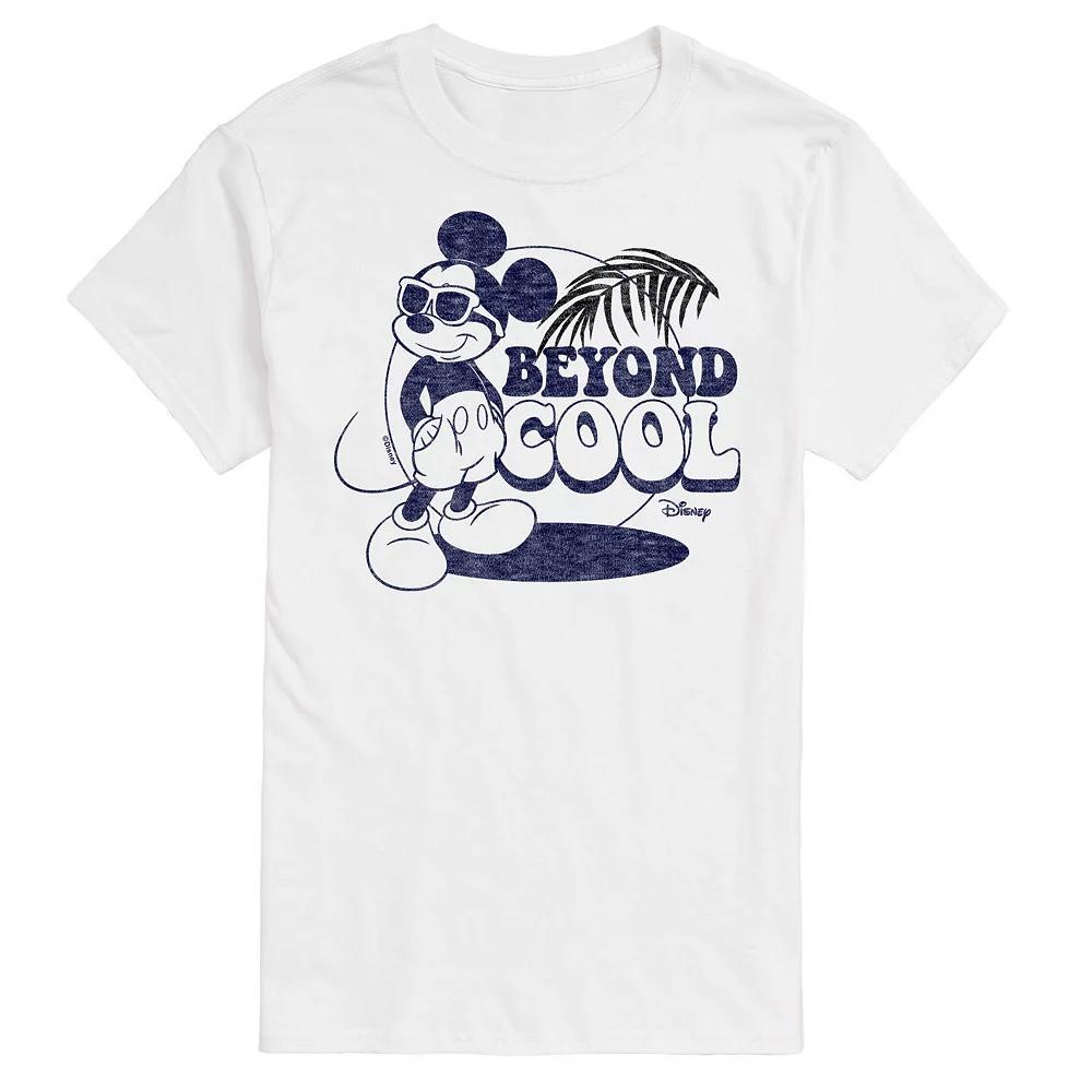 Disneys Mickey Mouse Mens Beyond Cool Graphic Tee Ivory Product Image