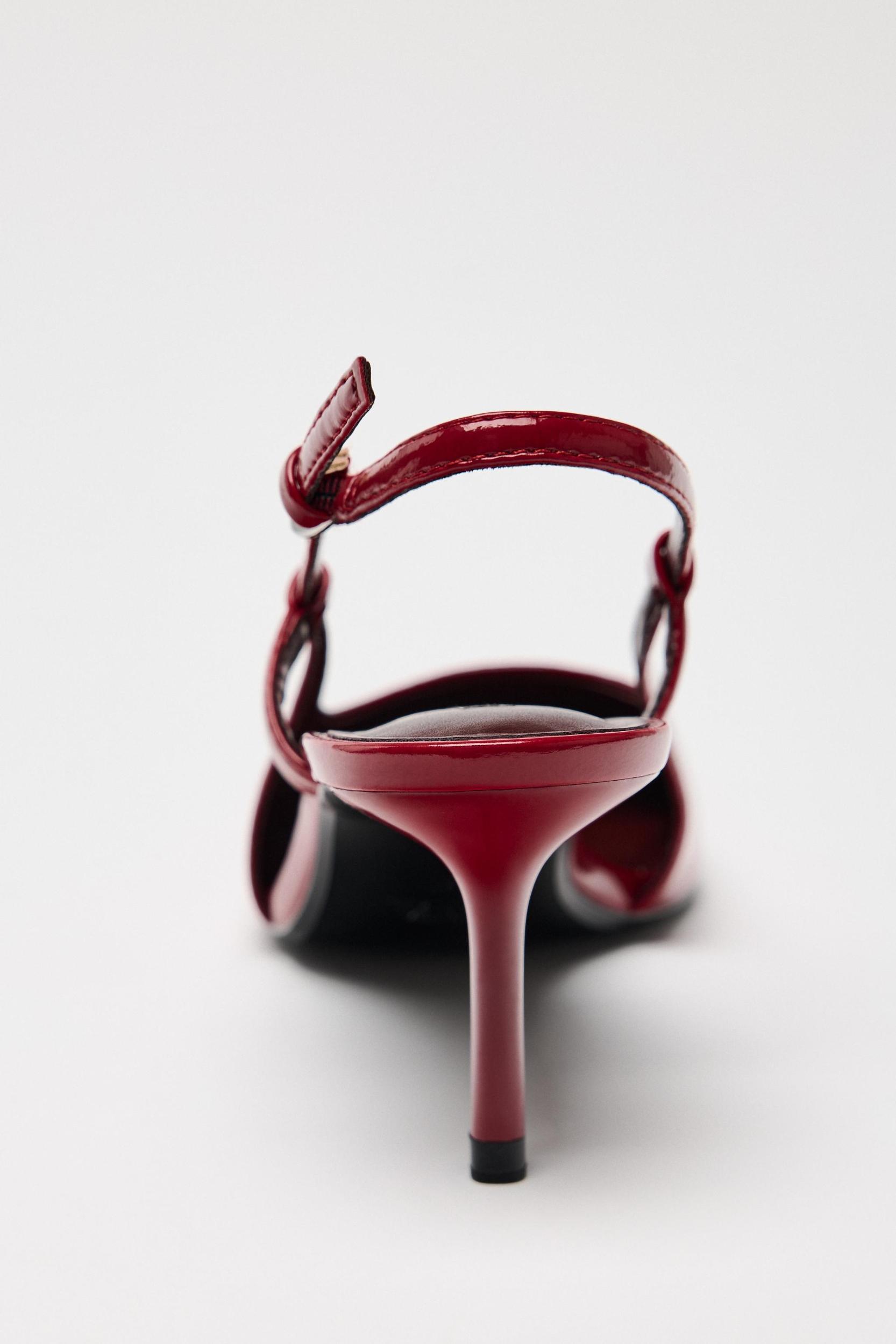 PATENT LEATHER SLINGBACK PUMPS Product Image