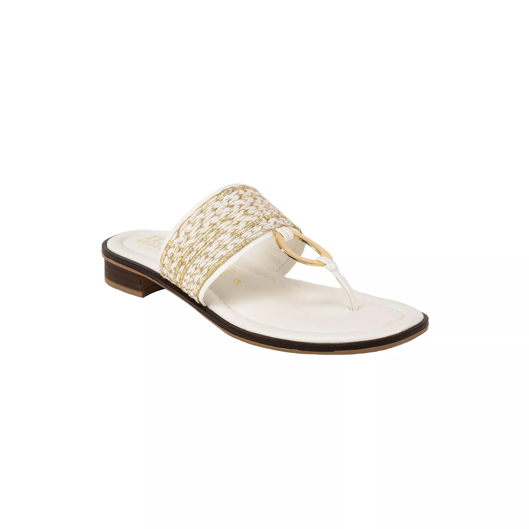 Italian Shoemakers Schunyler Women's Thong Sandals, Size: 6, White Product Image