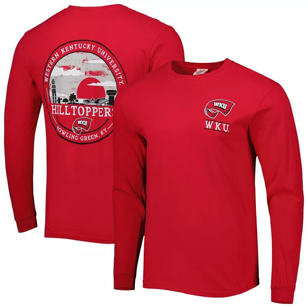 Men's Red Western Kentucky Hilltoppers Circle Campus Scene Long Sleeve T-Shirt, Size: Medium, Wkn Red Product Image
