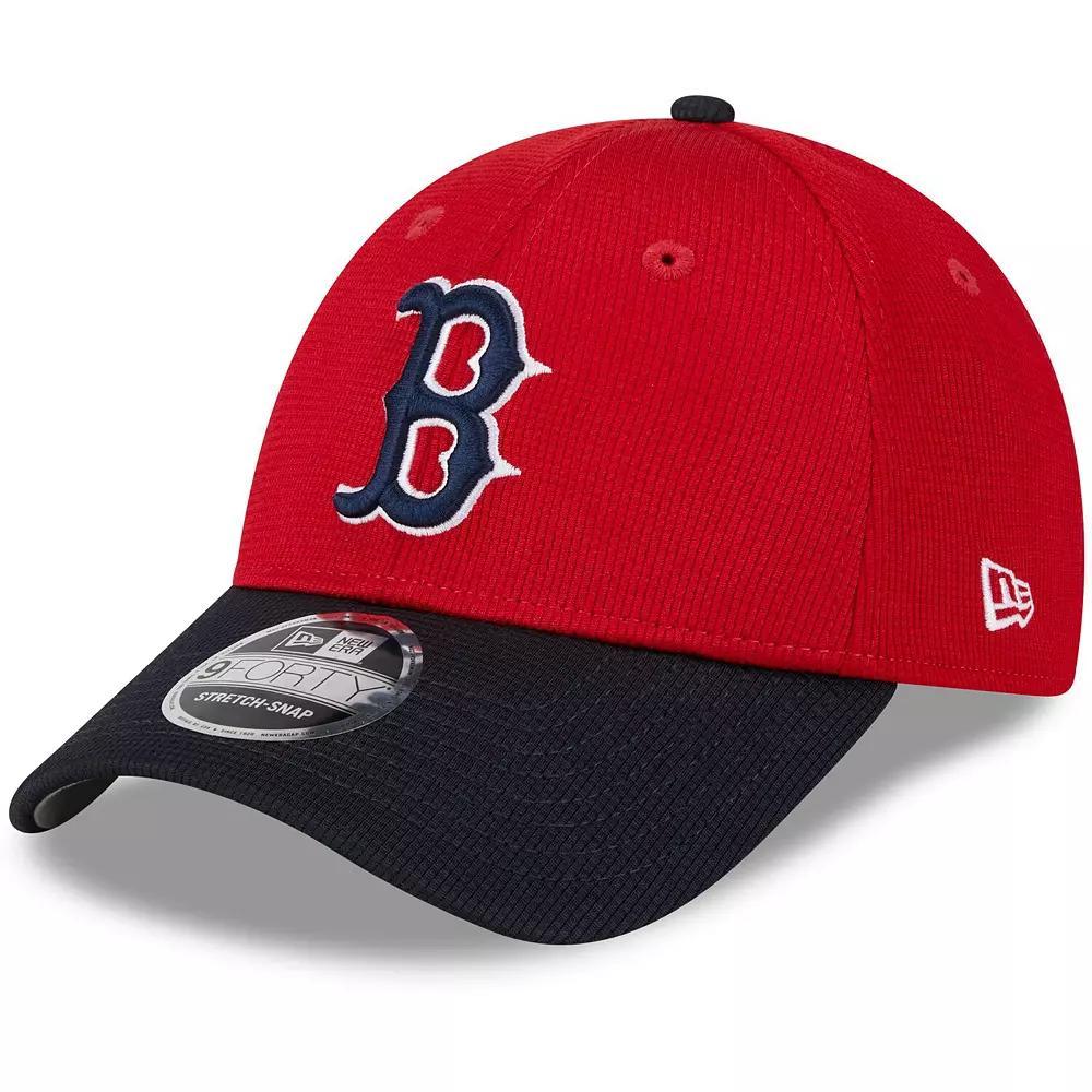 Men's New Era  Red Boston Red Sox 2024 Batting Practice 9FORTY Adjustable Hat Product Image