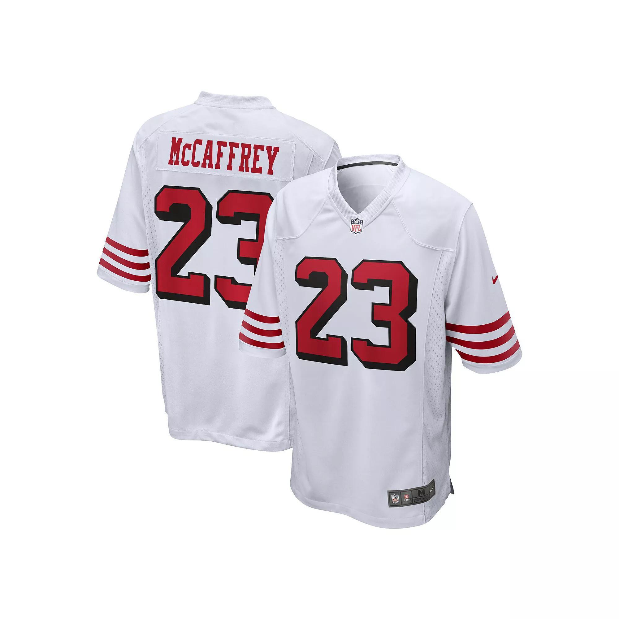 Men's Nike Christian McCaffrey White San Francisco 49ers Game Jersey, Size: 2XL Product Image