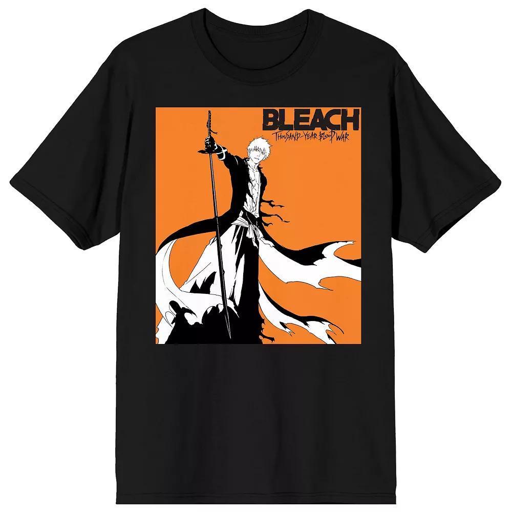 Men's Bleach 1000 Year Blood War Orange Graphic Tee, Size: XL, White Product Image