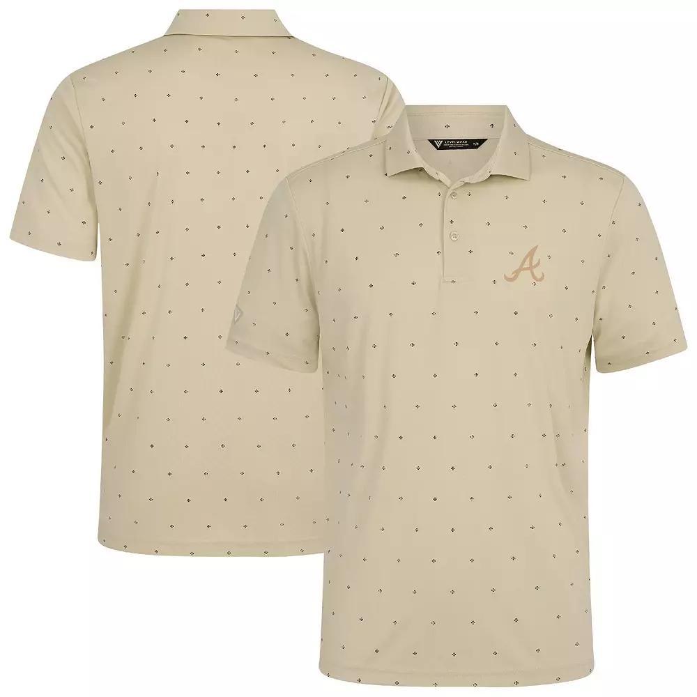 Men's Levelwear  Cream Tampa Bay Rays Vision Polo, Size: XXL, Beige Product Image