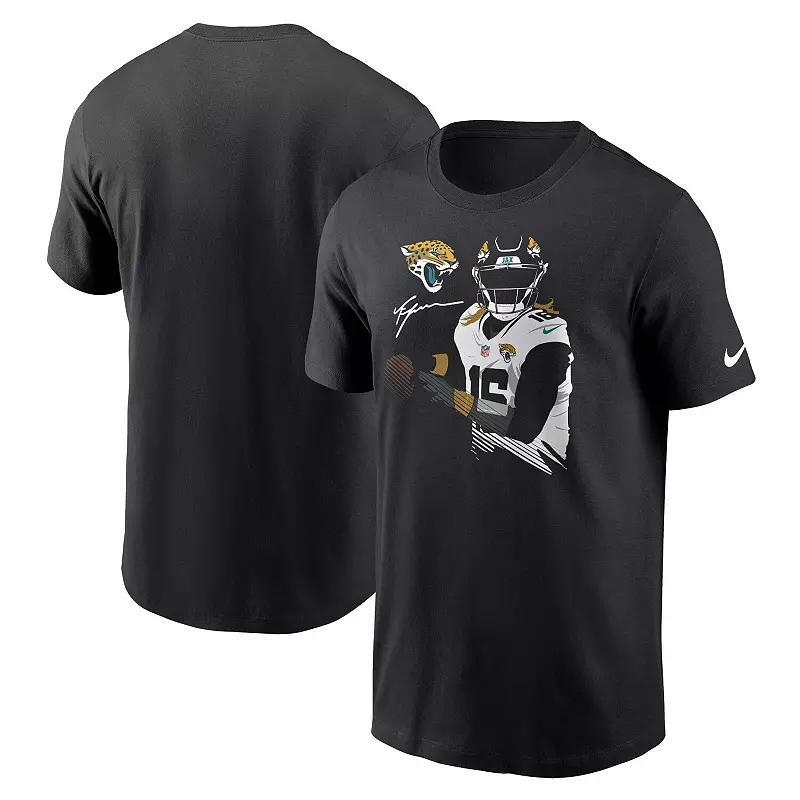 Men's Nike Trevor Lawrence Black Jacksonville Jaguars Player Graphic T-Shirt, Size: Small Product Image