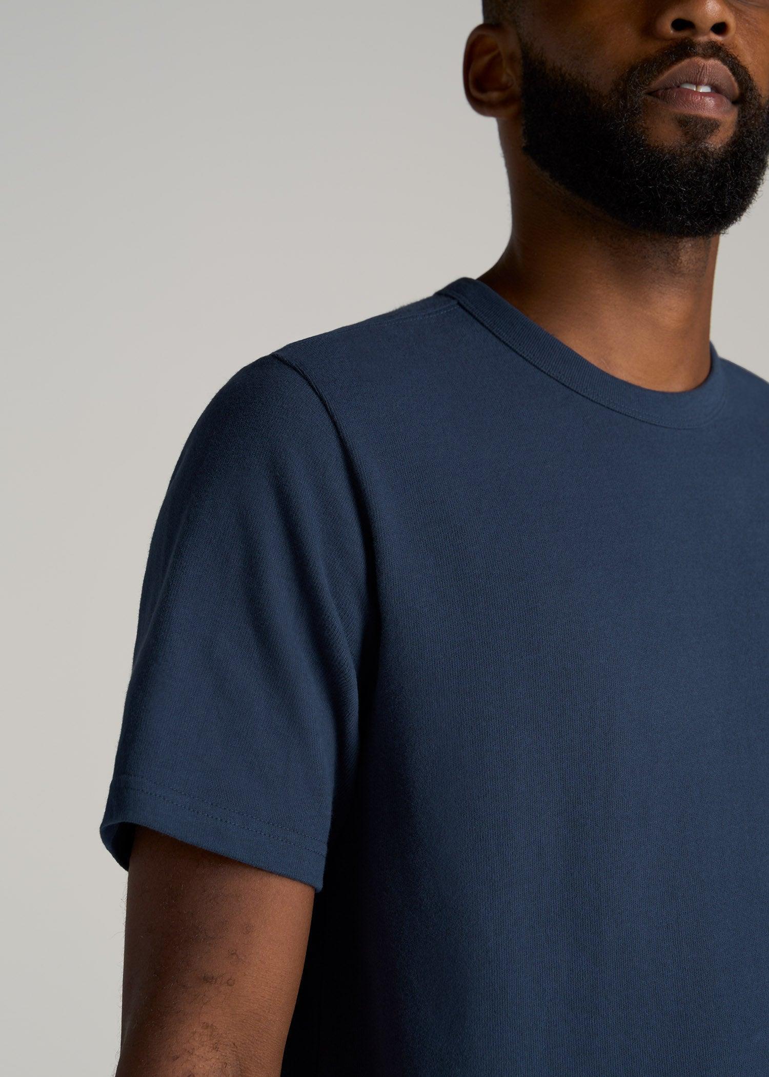 LJ&S Heavyweight RELAXED-FIT Tall Tee in Sumac Red Product Image