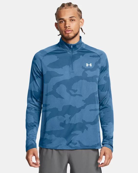 Men's UA Velocity Jacquard ¼ Zip Product Image