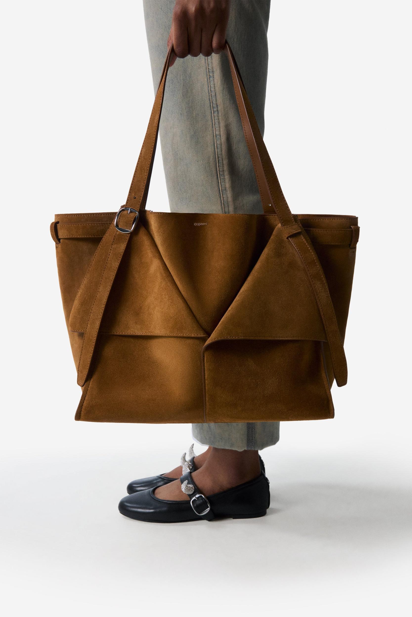 Suede Belt Cabas Bag Product Image