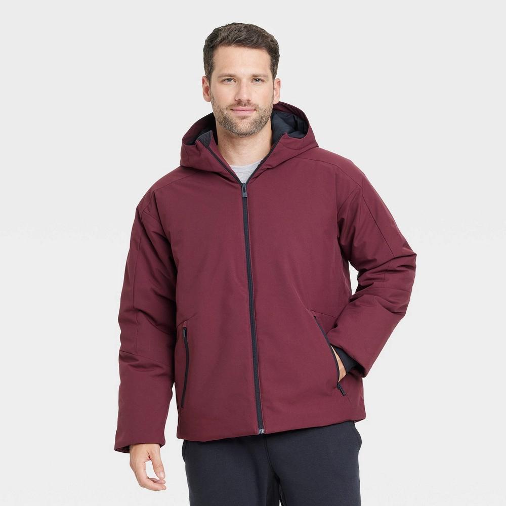 Mens Winter Jacket - All In Motion Berry Red XS Product Image