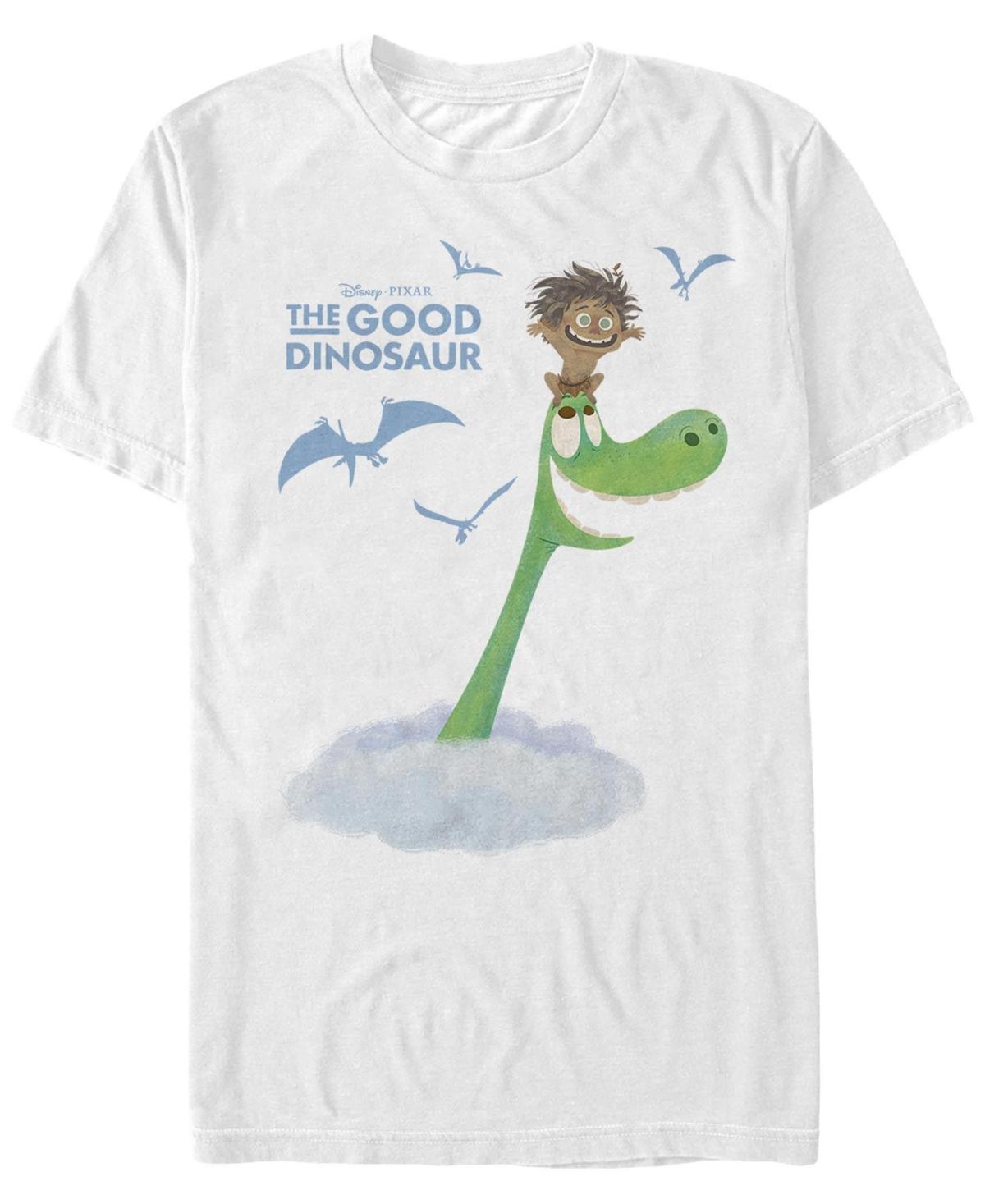 Men's Disney's Good Dinosaur Vintage In The Clouds Tee, Size: XXL, White Product Image