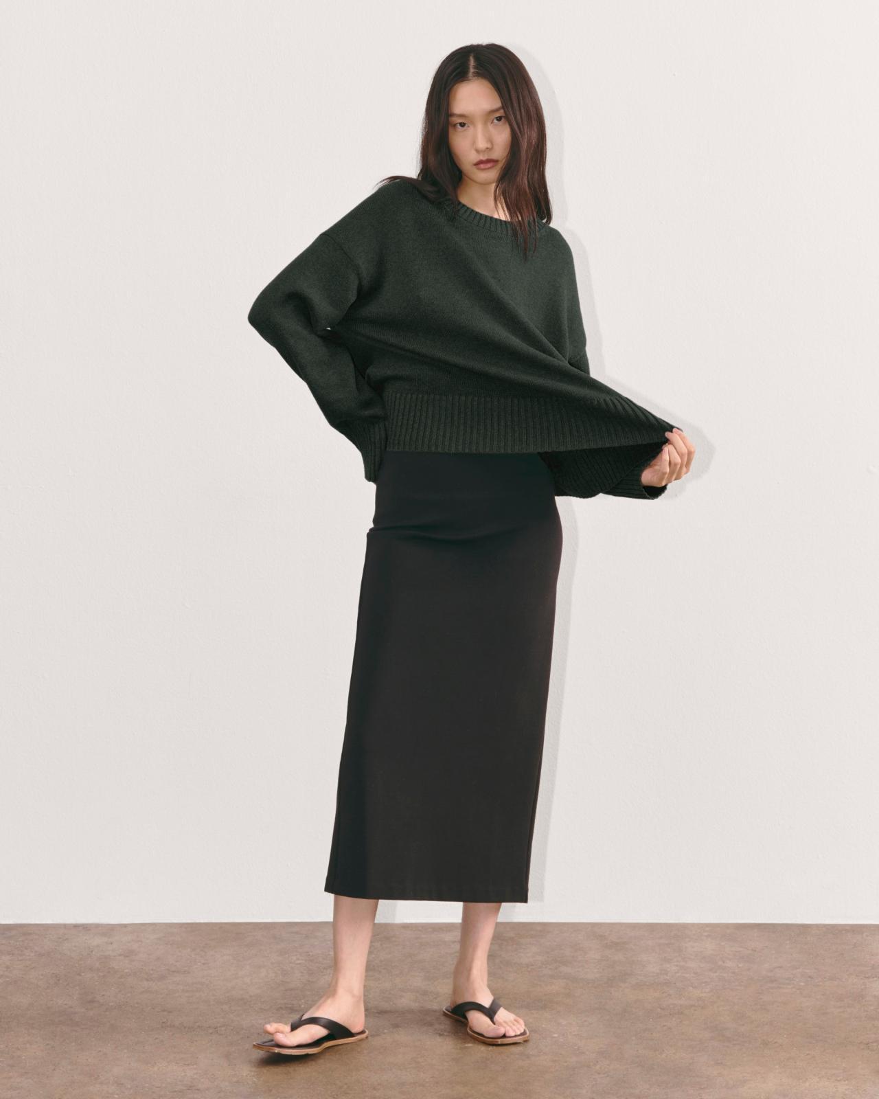 The Boxy Sweater in Everyday Cotton Product Image