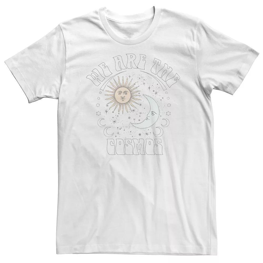 Big & Tall Trendy "We Are The Cosmos" Tee, Men's, Size: 3XL Tall, White Product Image