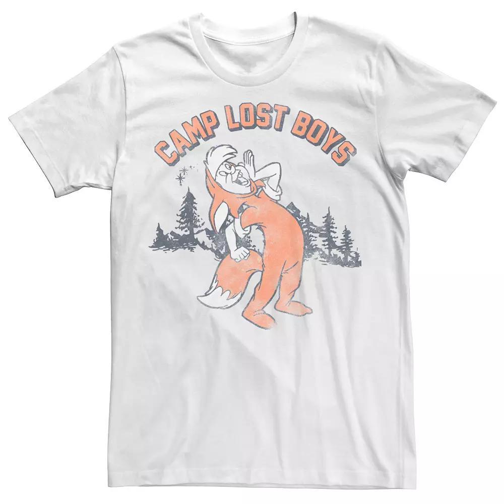 Disney's Peter Pan Men's Fox Slightly Camp Lost Boys Graphic Tee, Size: XXL, White Product Image