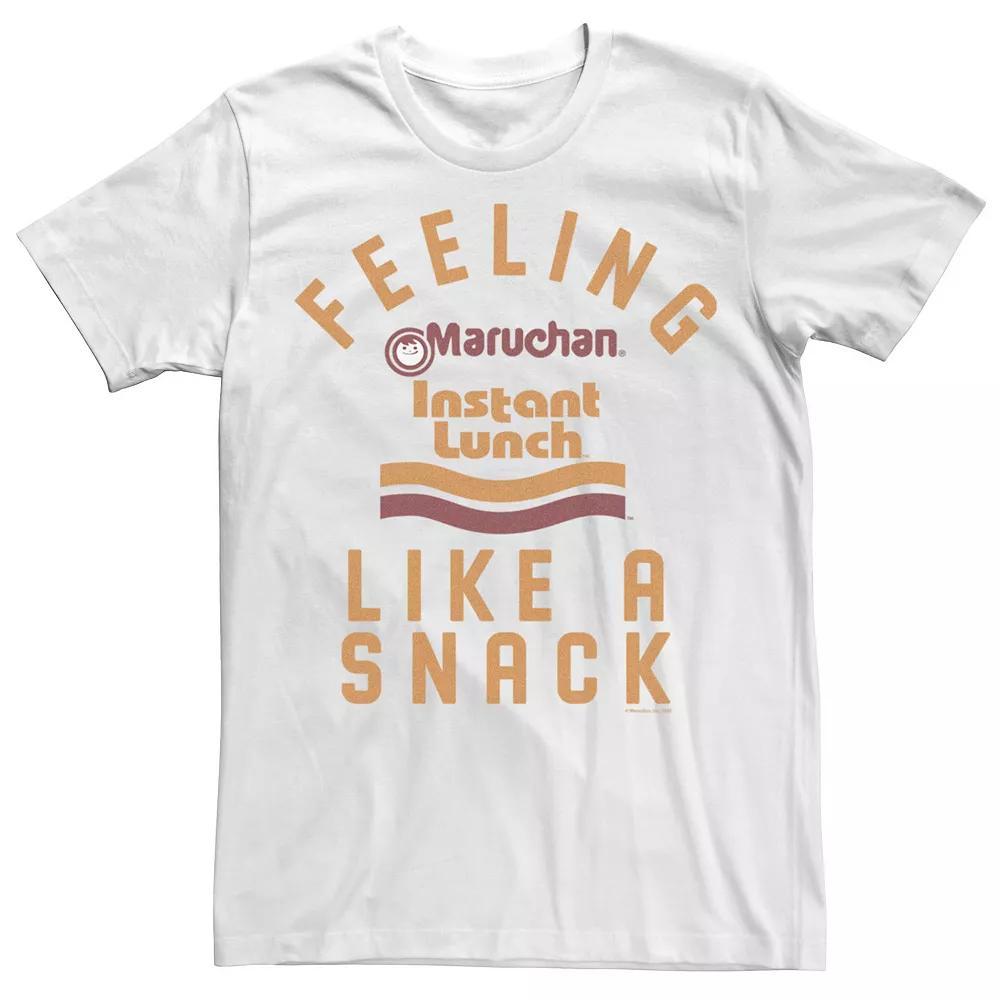 Men's Maruchan Feeling Like A Snack Tee, Size: Large, White Product Image