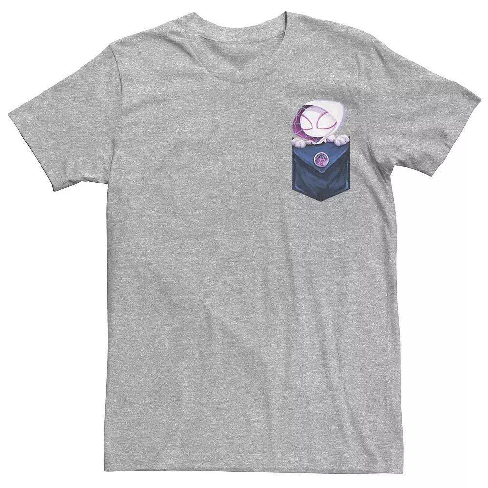 Men's Marvel Spider-Gwen Tee, Size: XXL, Athletic Grey Product Image