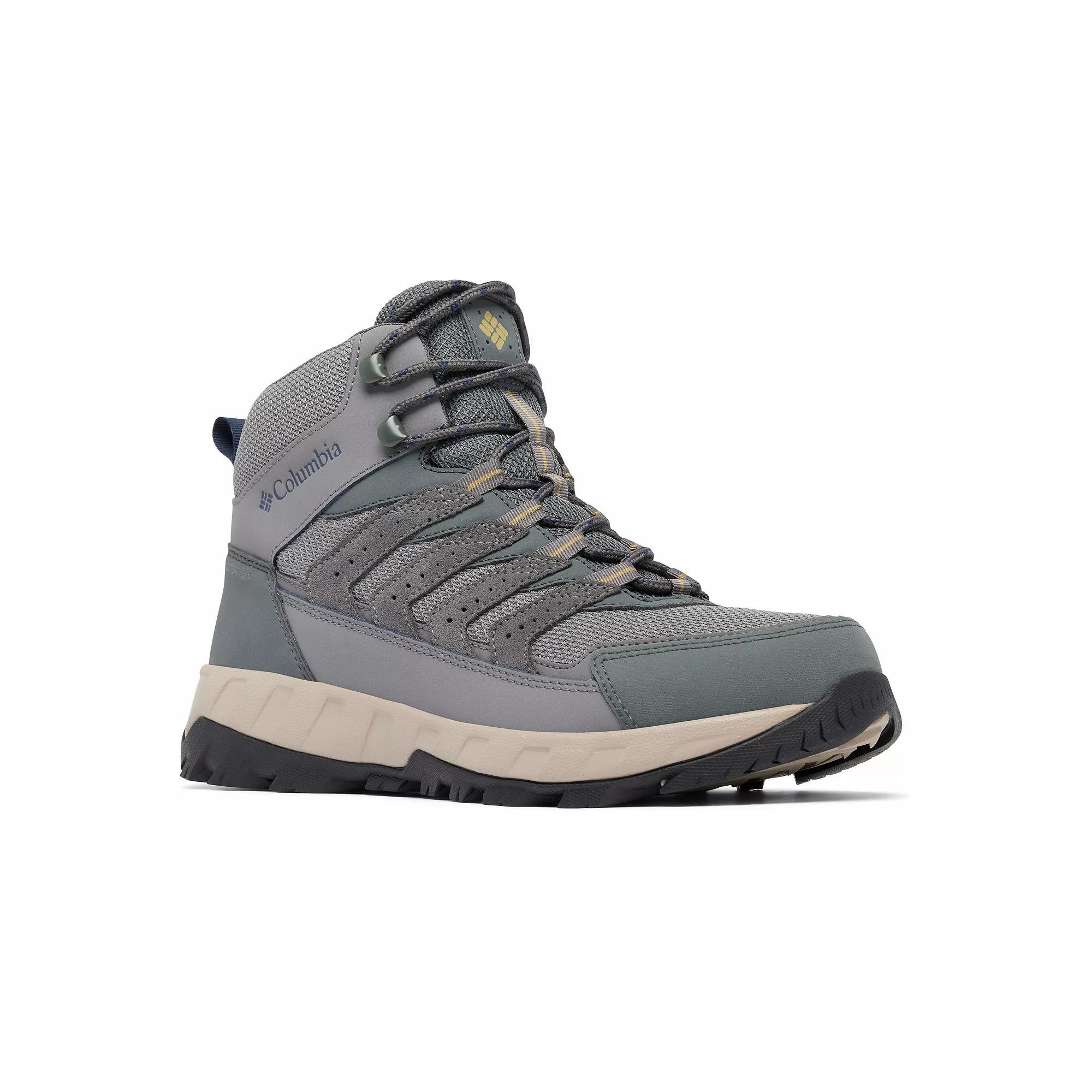 Columbia Strata Men's Waterproof Hiking Boots, Size: 11, City Gray Savory Product Image
