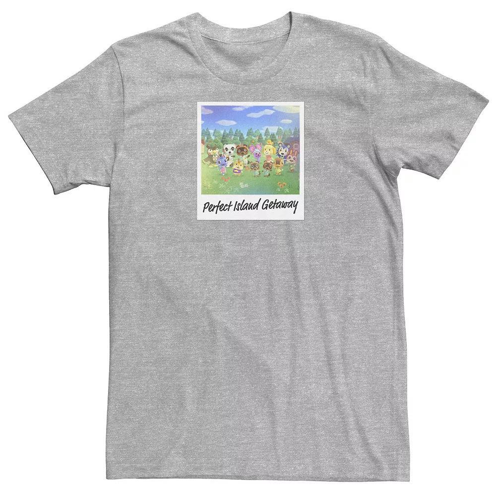 Big & Tall Animal Crossing: New Horizons Perfect Island Getaway Tee, Men's, Size: Large Tall, Athletic Grey Product Image