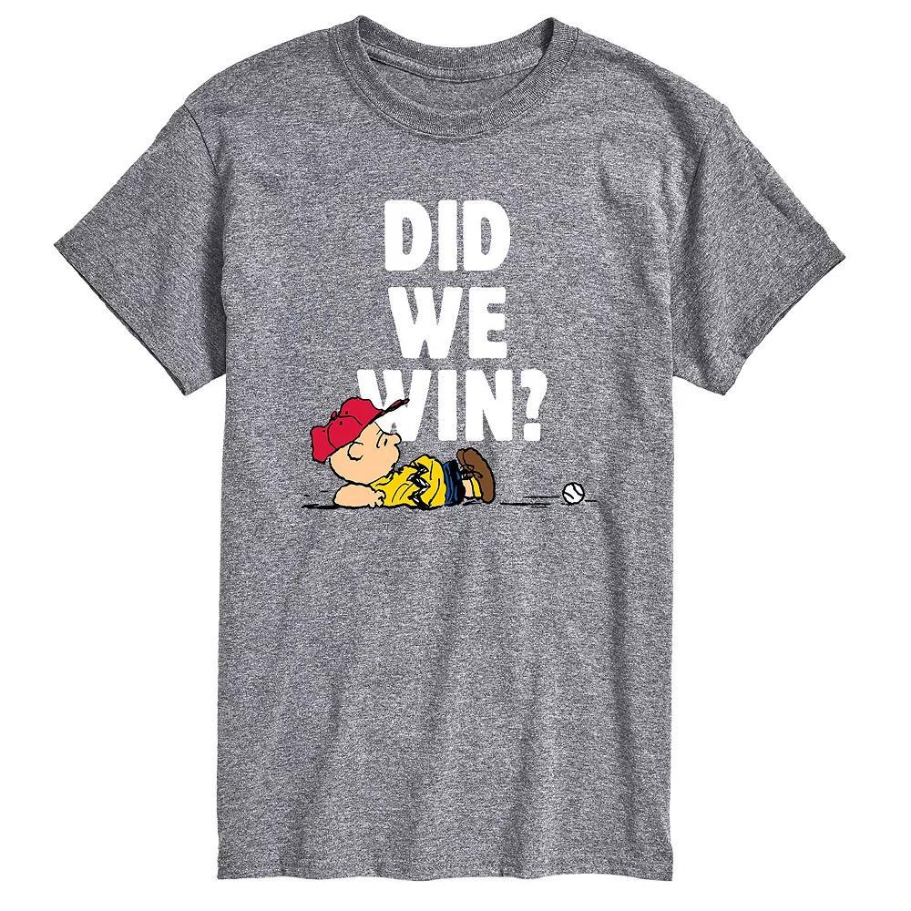 Big & Tall Peanuts Did We Win Tee, Mens Product Image