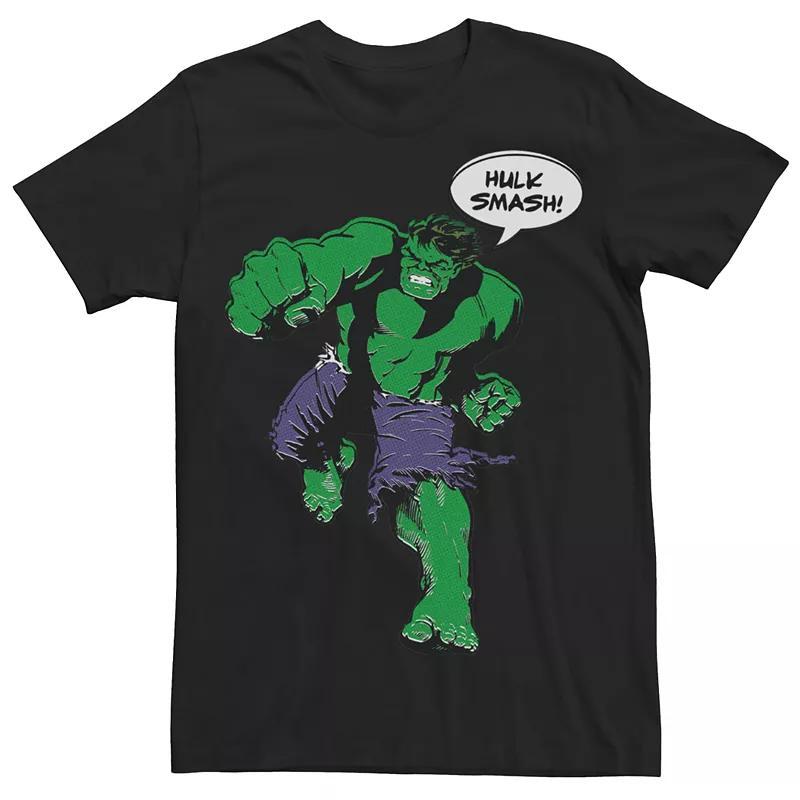 Men's Marvel Retro The Incredible Hulk Vintage Smash Graphic Tee, Size: XL, Black Product Image
