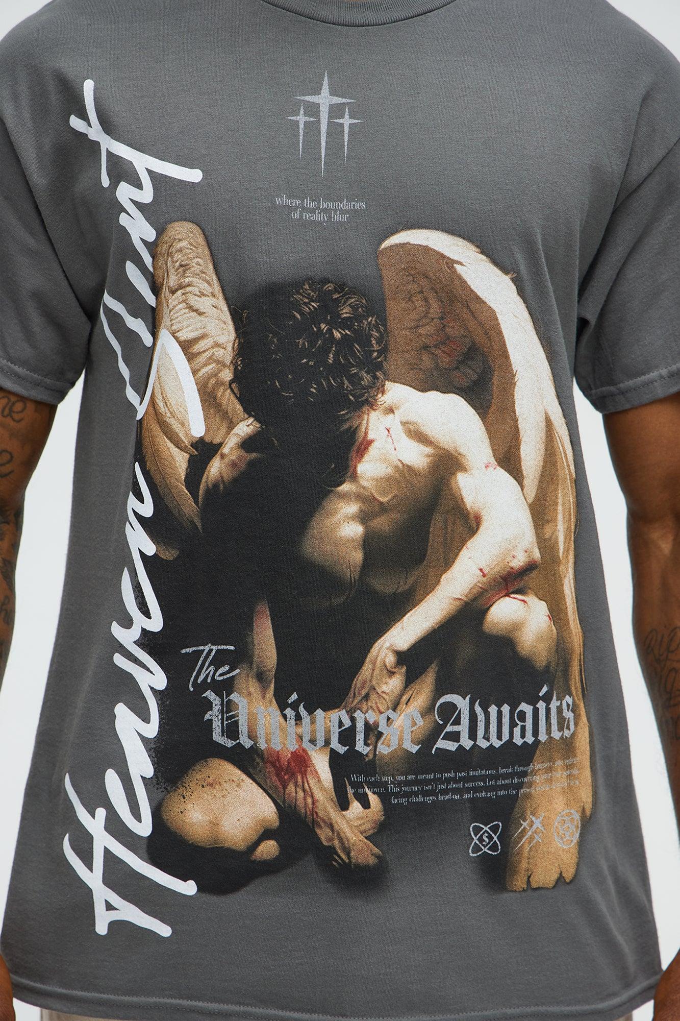 The Universe Awaits Short Sleeve Tee - Charcoal Product Image