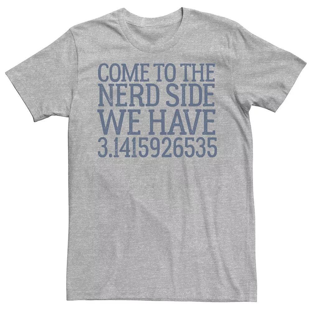 Men's Come To The Nerd Side Tee, Size: XL, Athletic Grey Product Image