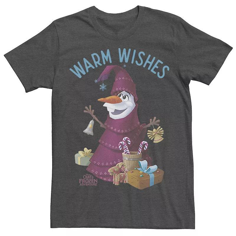 Disney's Frozen Olaf Warm Wishes Men's Tee, Size: Small, Grey Heather Product Image