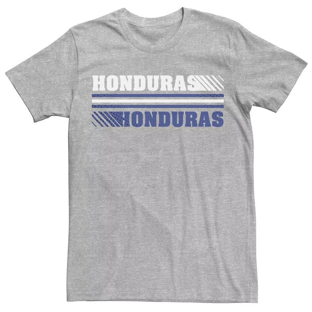 Men's Gonzales Honduras Colorful Word Stack Tee, Size: 3XL, Athletic Grey Product Image