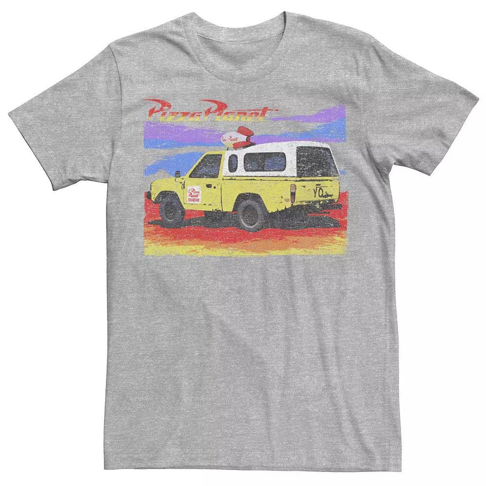 Disney / Pixar's Toy Story Men's Pizza Planet Truck Distressed Tee, Size: Small, Ath Product Image