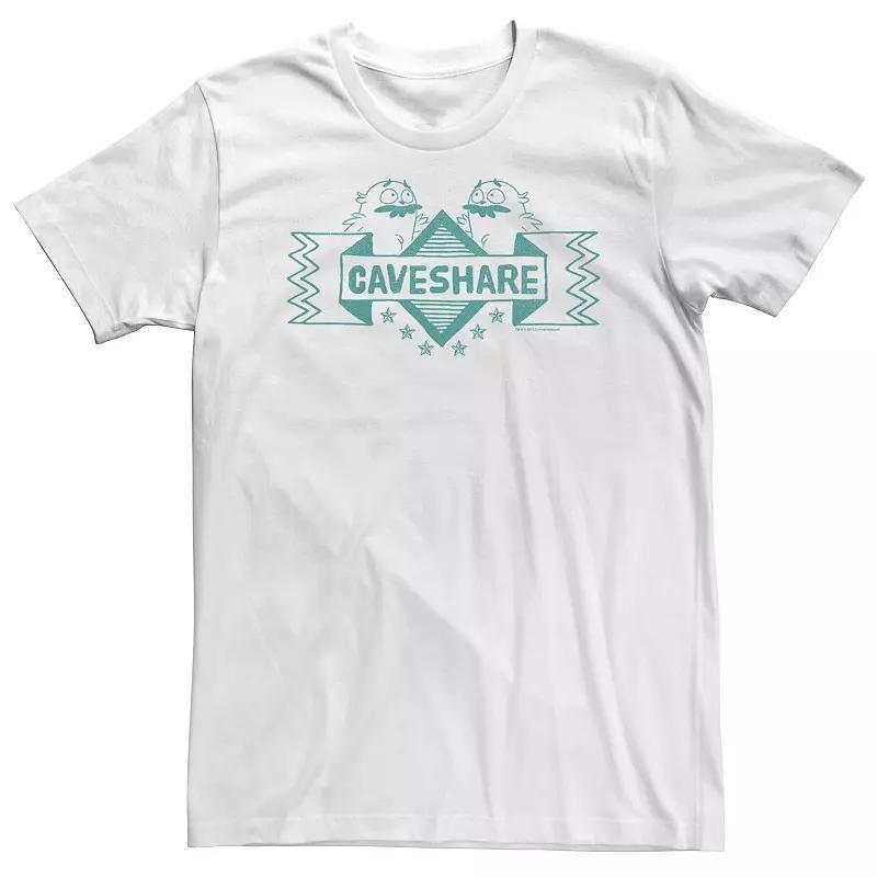 Big & Tall We Bare Bears Caveshare Outline Banner Tee, Men's, Size: 4XL Tall, White Product Image