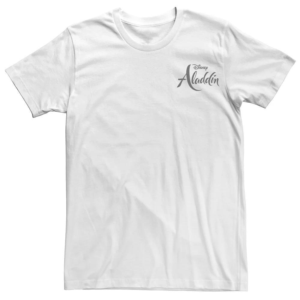 Disney's Aladdin Men's Logo Graphic Tee, Size: Small, White Product Image