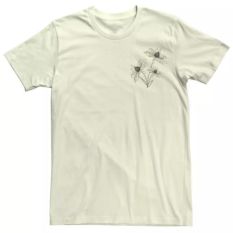 Men's Netflix Outer Banks Redfield Lighthouse Badge Tee, Size: Medium, Natural Product Image