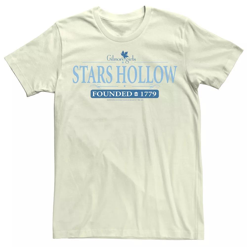 Men's Gilmore Girls Stars Hollow Founded 1779 Tee, Size: 3XL, White Product Image