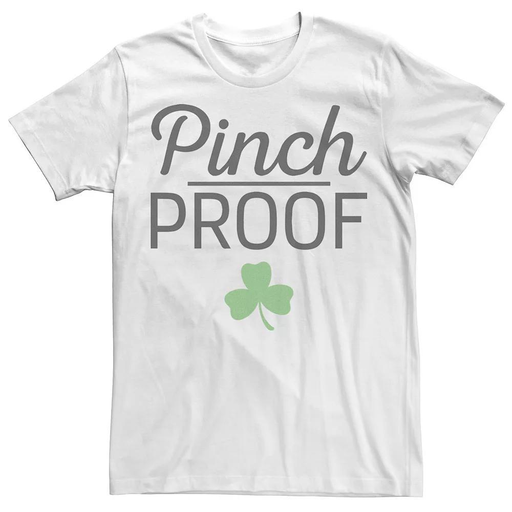 Men's Pinch Proof Shamrock Saint Paddy's Day Graphic Tee, Size: Small, White Product Image