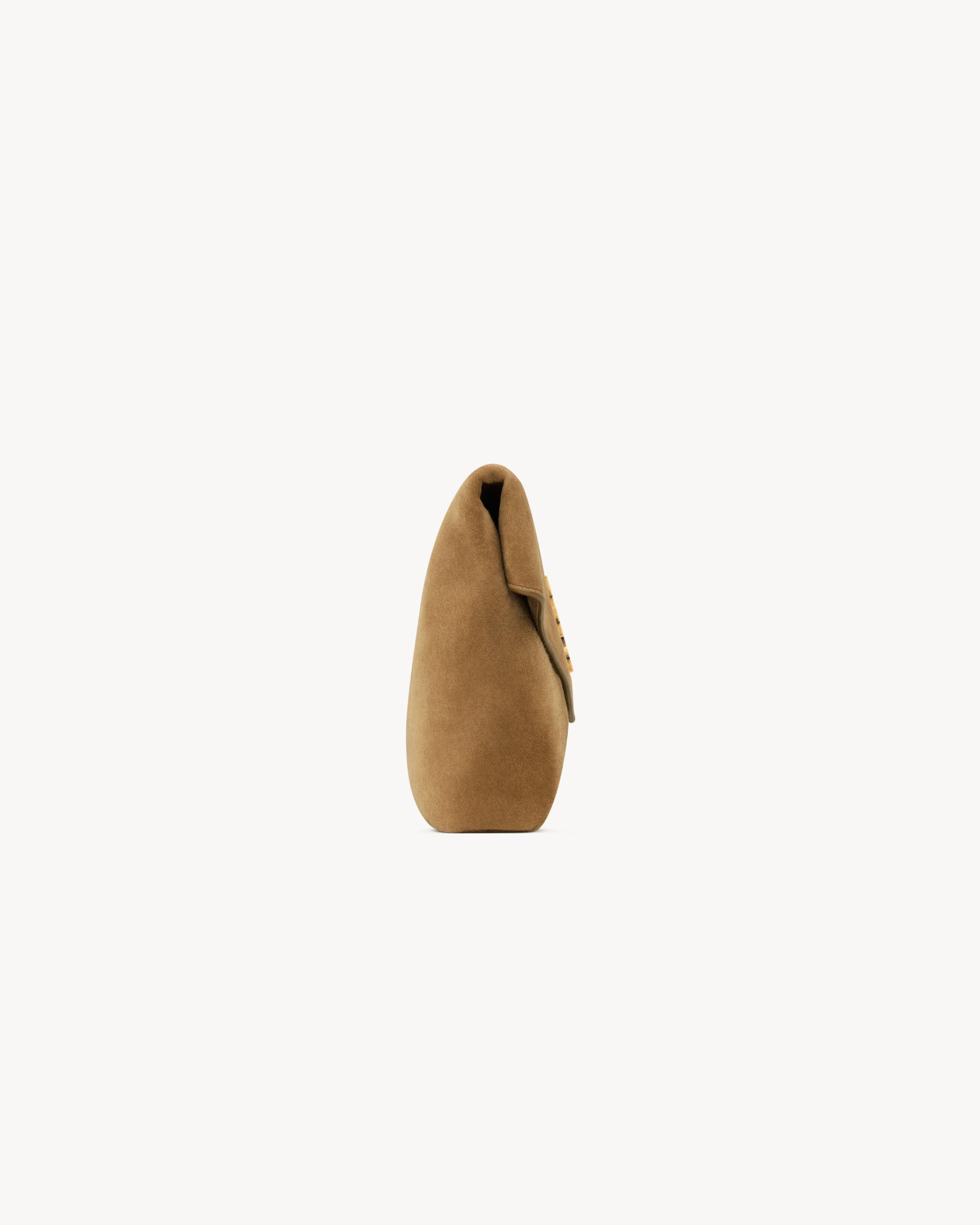 CASSANDRE large envelope pouch in suede Product Image