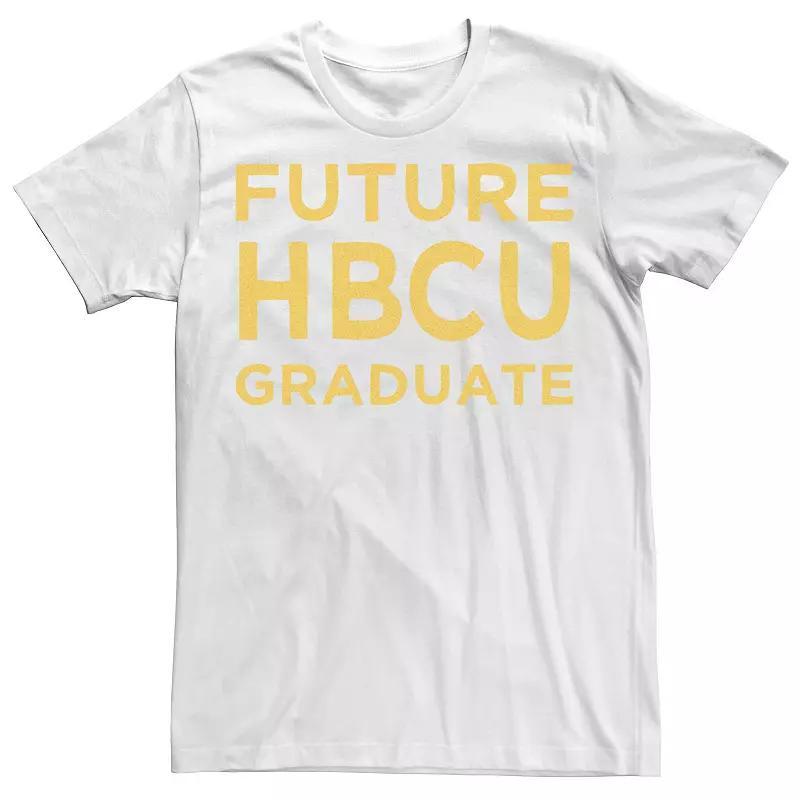Men's Future HBCU Graduate Tee, Size: Medium, White Yellow Product Image