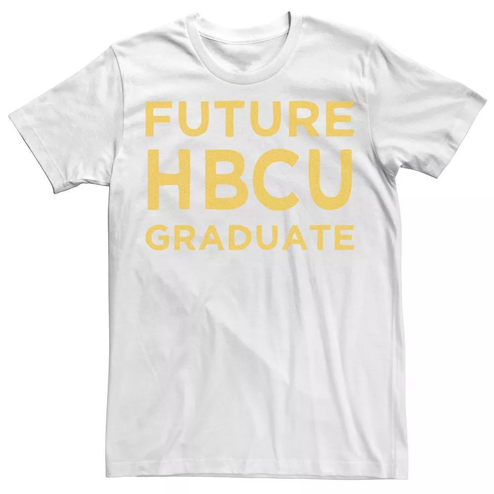 Men's Future HBCU Graduate Tee, Size: Medium, White Yellow Product Image