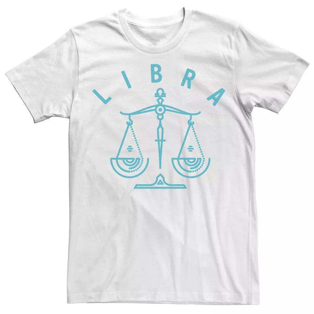 Men's Libra Scale White Ink Sketch Tee, Size: Medium Product Image
