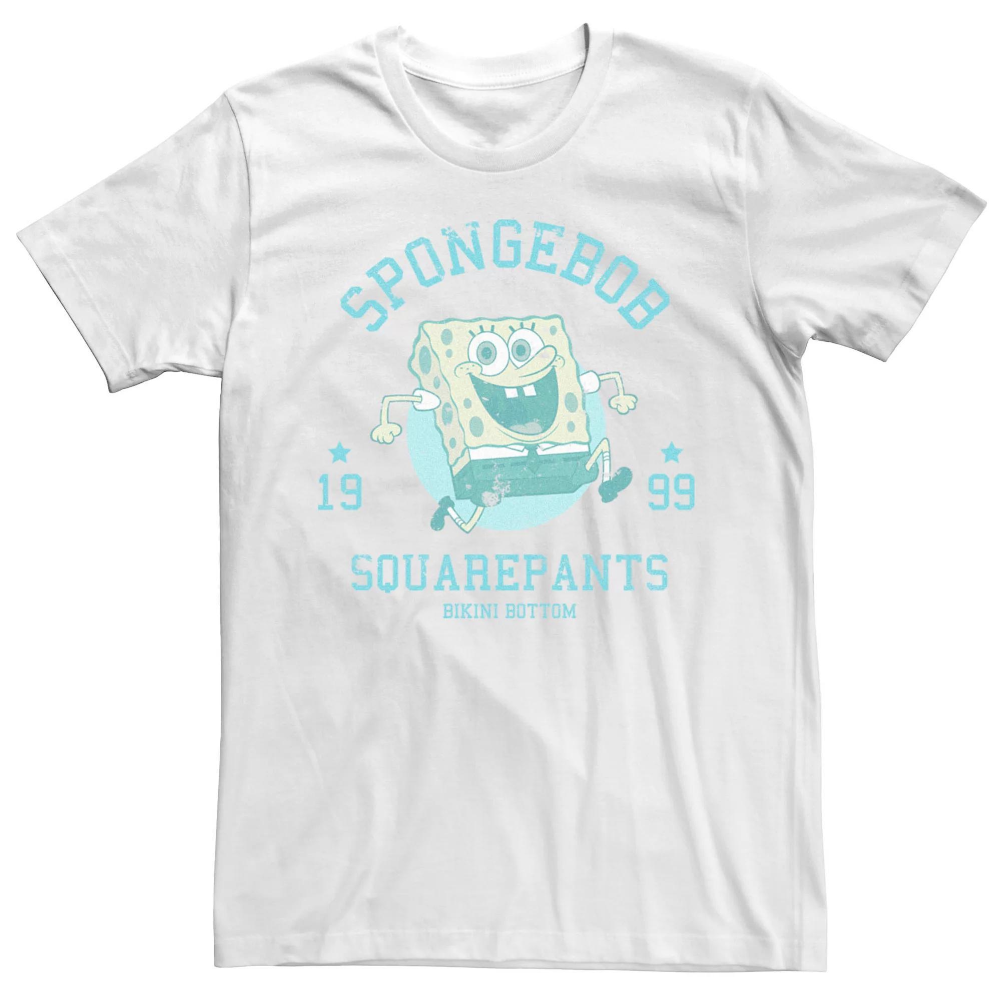 Men's SpongeBob SquarePants Retro Bikini Bottom Tee, Size: 3XL, White Product Image