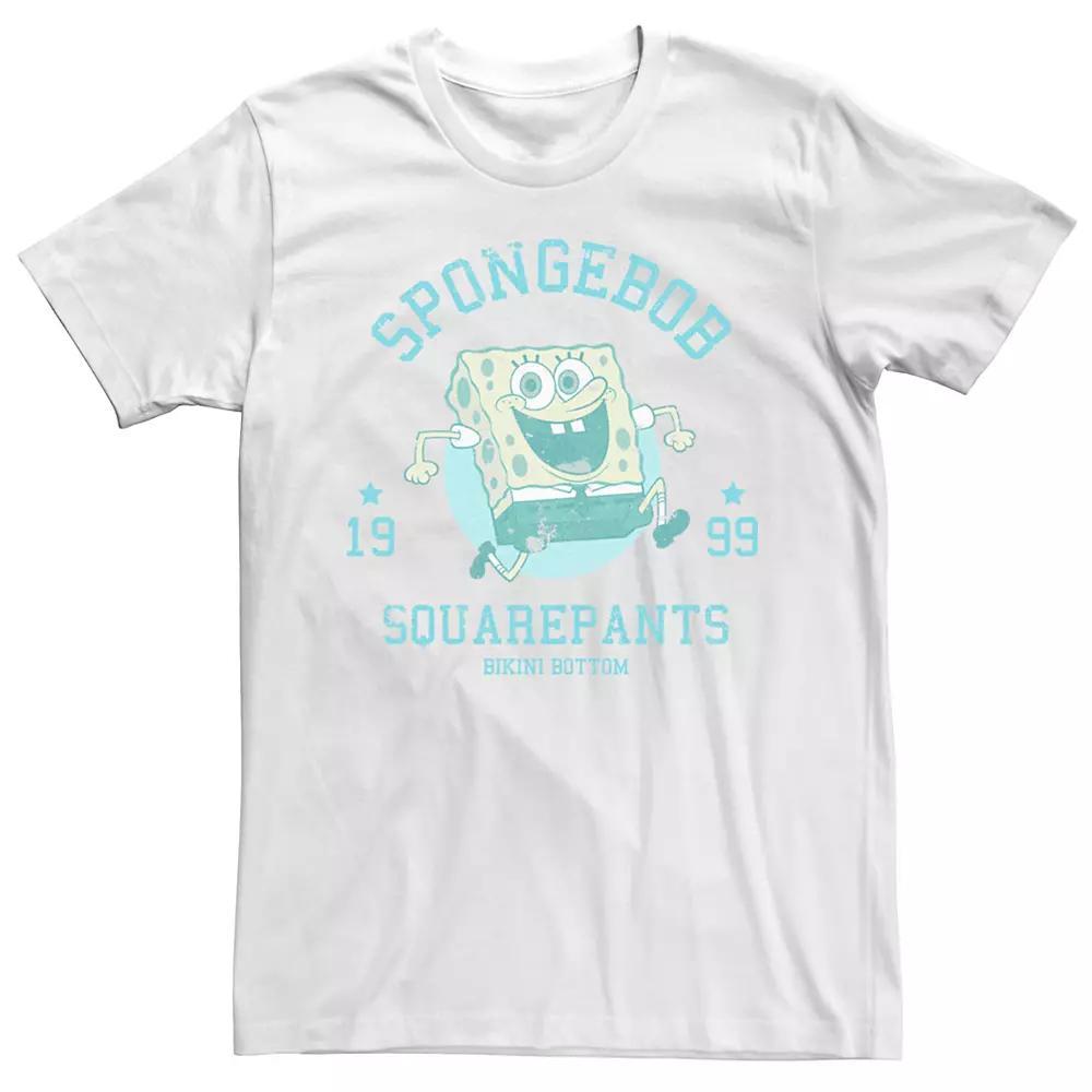 Men's SpongeBob SquarePants Retro Bikini Bottom Tee, Size: 3XL, White Product Image