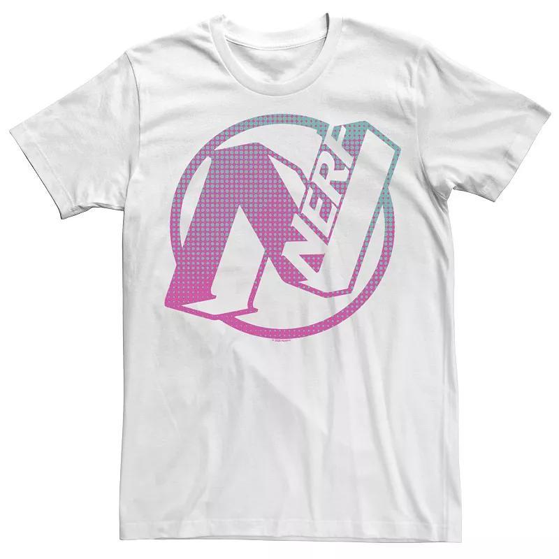 Men's Nerf N Gradient Comic Style Logo Tee, Size: XXL, White Product Image