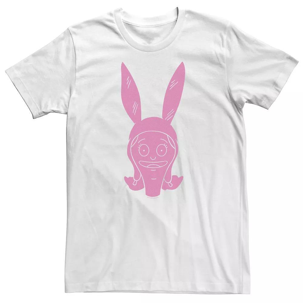 Big & Tall Bobs Burgers Louise Happy Big Face Tee, Mens Product Image