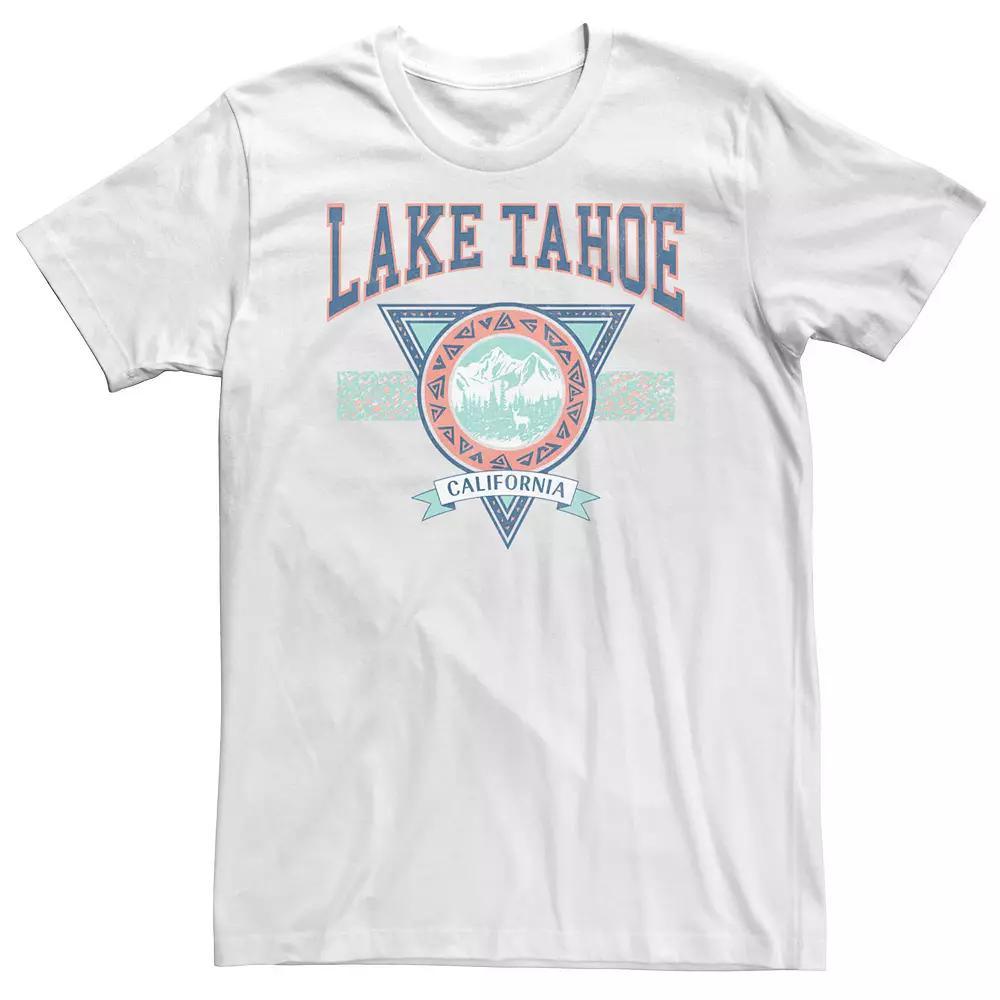 Big & Tall Lake Tahoe California Graphic Tee, Men's, Size: XXL Tall, White Product Image