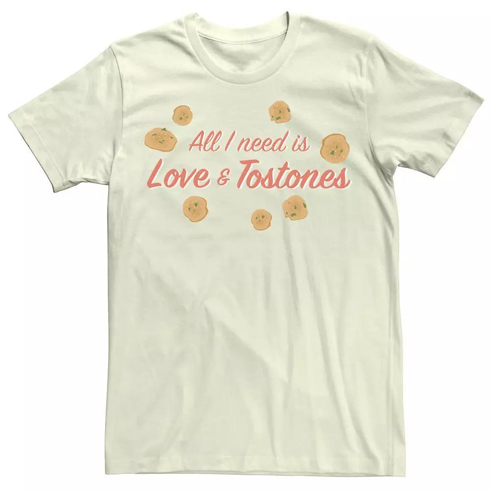 Men's Gonzales All I Need Is Love & Tostones Tee, Size: 3XL, Natural Product Image