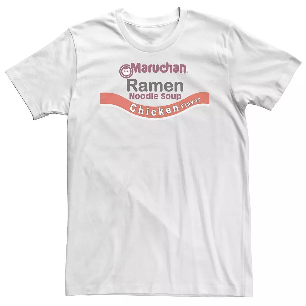 Big & Tall Maruchan Ramen Noodle Soup Chicken Flavor Logo Tee, Men's, Size: 5XL, White Product Image